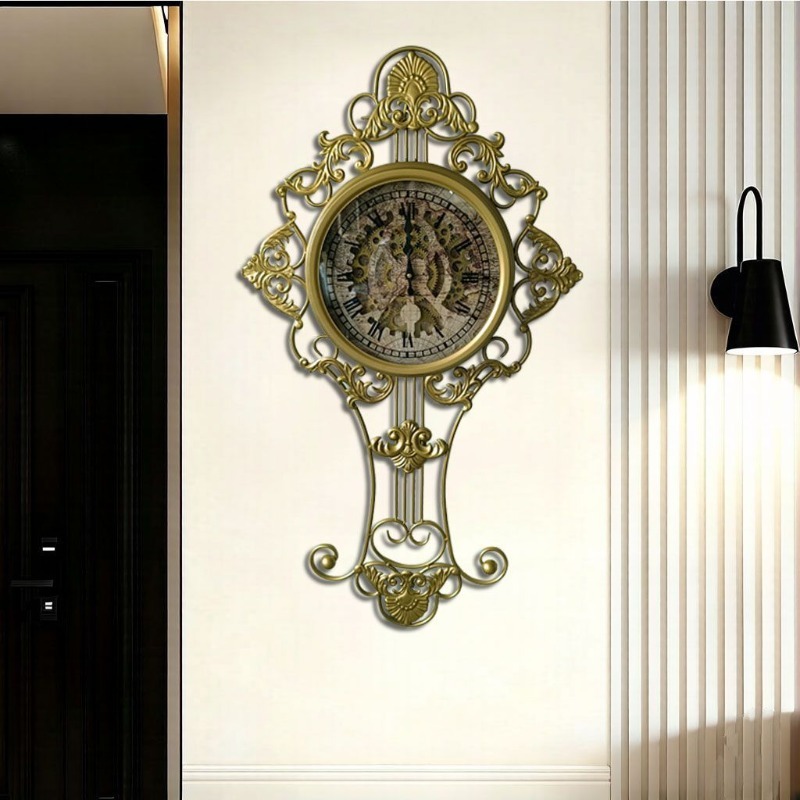 Luxury Lifestyle Homes - Mechanische wandklok, grote wandklok voor de