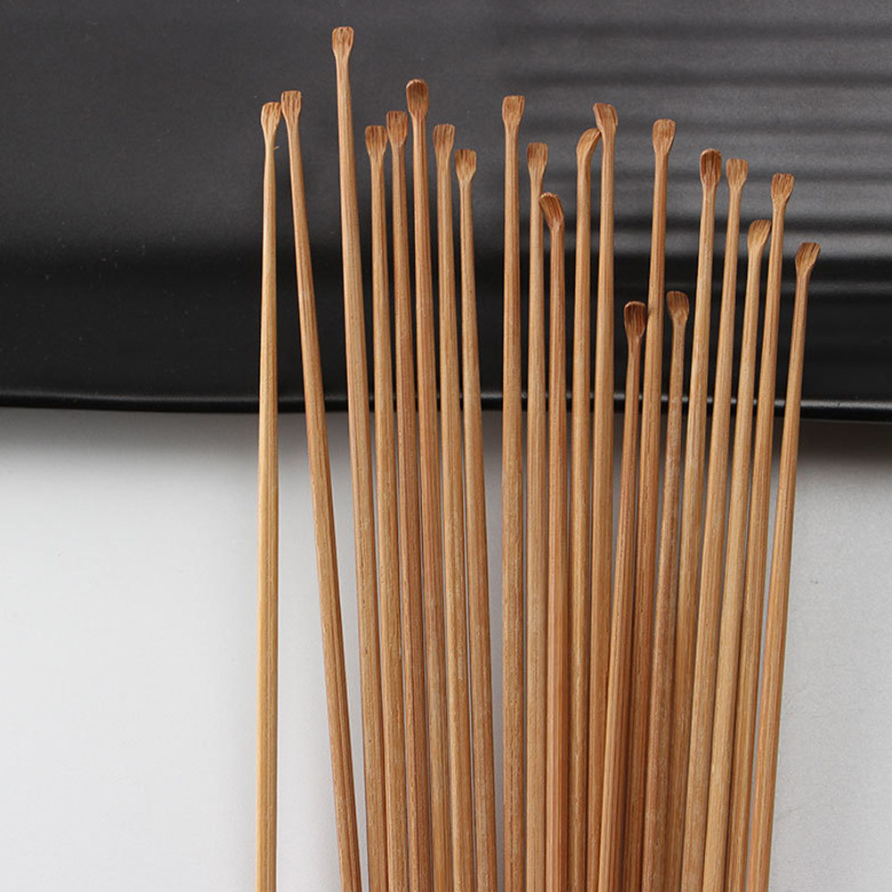 Bamboo Cutlery Set - Professionele bamboe oorwasverwijderaarset met ergonomische antislip