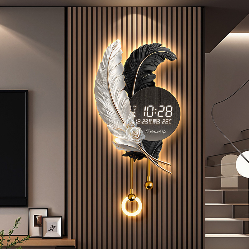 Luxury Lifestyle Homes - Chinese stijl minimalistische wandklokken luxe design