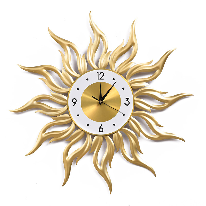Luxury Lifestyle Homes - Nordic Gold Wandklok Woonkamer Creatieve Zon