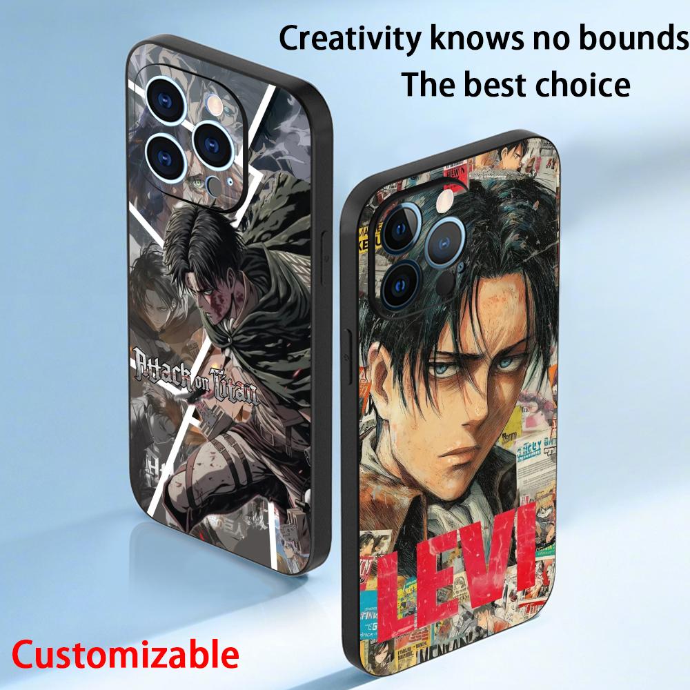 Apple Iphone 15 - Levi ackerman cool anime man patroon