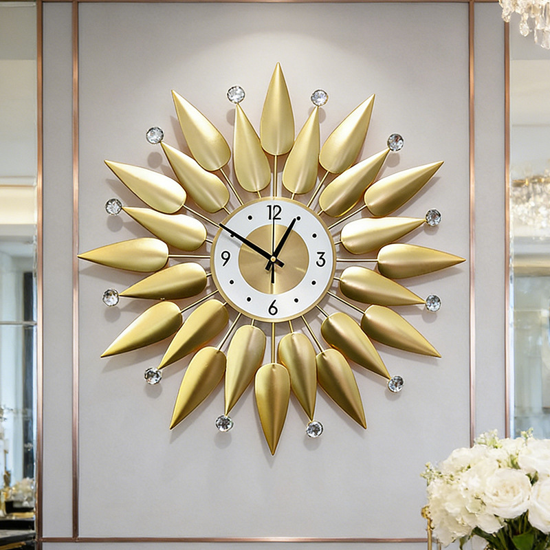 Luxe wandklok metalen wandklok - Luxury Lifestyle Homes recensie en prijs