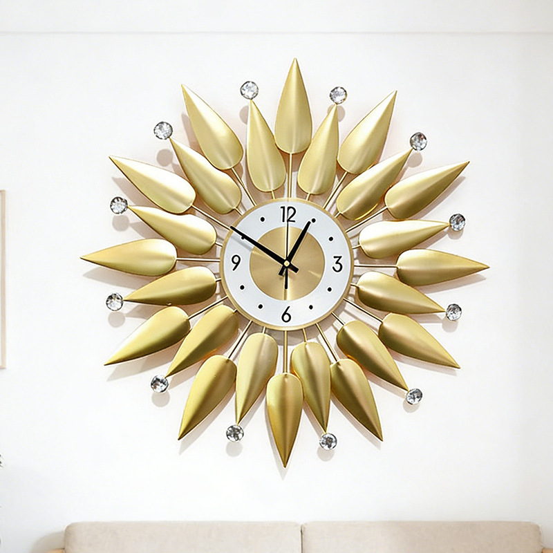Luxe wandklok metalen wandklok - Luxury Lifestyle Homes recensie en prijs