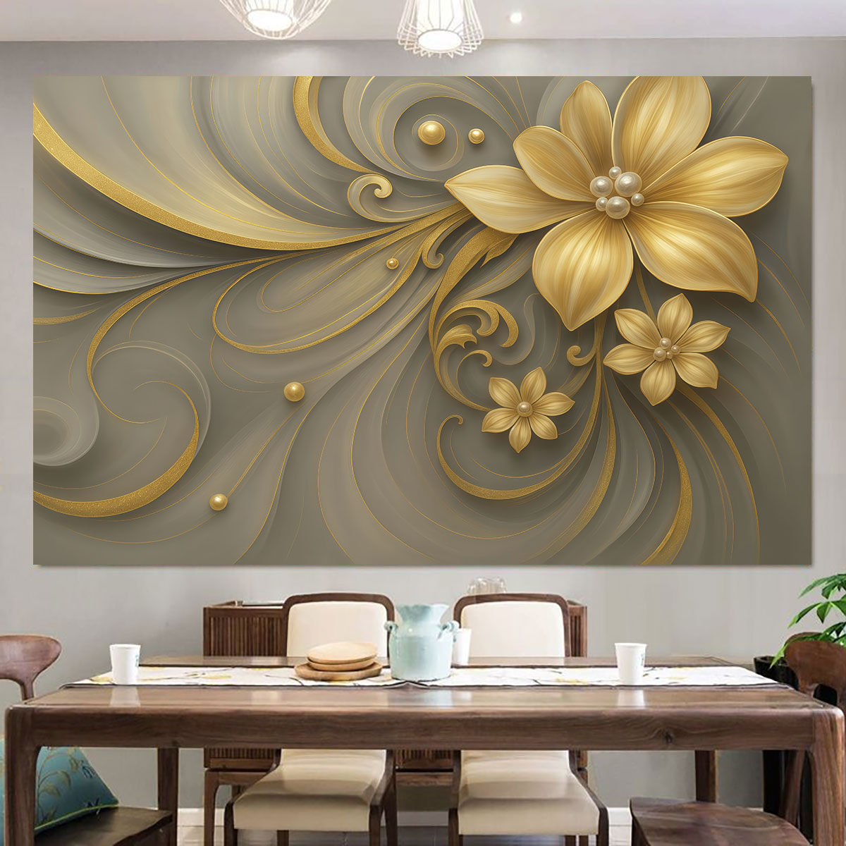 1 stuk Licht Luxe Gouden Bloem - Luxury Lifestyle Furniture recensie en prijs
