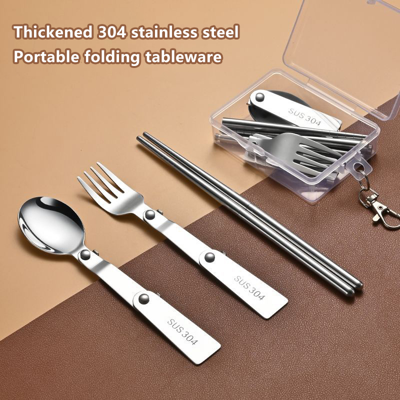 1PC/3PCS roestvrij staal draag - Bamboo Cutlery Set recensie en prijs